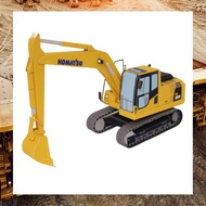 Komatsu PC200 and Kobelco SK75SR Excavator Paper Models Komatsu Excavator