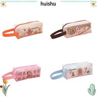 HS Pencil Cases, Cute Cartoon Large Capacity Capybara Pencil Bag, Gifts PU Stationery Box