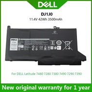 ☸ DJ1J0 Jenama Baru Serasi DELL Latitud 12 7000 7280 7380 7480 Tablet PC PG74G PGFX4 ONFOH DJ1JO Bat