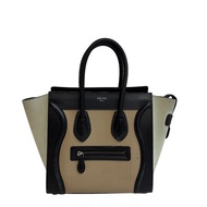 二手CELINE Luggage Micro Shopper 手提包，灰色
