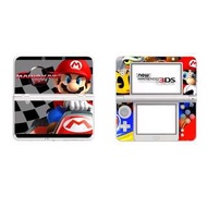 全新Mario Kart 7 New Nintendo 3DS 保護貼 有趣貼紙 全包主機4面
