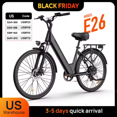 750W All-Terrain E-Bike, 26x4" Fat Tires, 48V 10.4Ah Removable Battery, 20 MPH Top Speed, LCD Displa