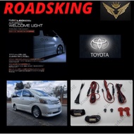 [ 2PCS] TOYOTA ALPHARD 2001~2007 ANH10 SIDE MIRROR WELCOME LIGHT LED