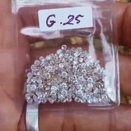 Natural Diamond Berlian Asli Eropa Ukuran Gugur 25 berat 0,04 carat