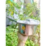 430 stainless steel pot with lid can be used on all types of stoves, 430 Tithafac stainless steel po