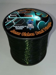 PASUNDAN FISHING LINE WARNA BENING CLEAR HIJAU LUMUT TEMBAGA BIRU TOSCA PANJANG 500-1000-1500METER S