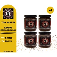 [COMBO 4 BOTOL] Sambal Ikan Masin Cili Padi Tok Walid