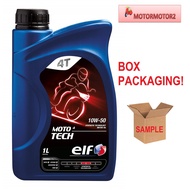 engine oil/ 4T ELF MOTO 4 TECH 10W50 FULLY SYNTHETIC MINYAK HITAM ELF ENGINE OIL ELF 100% ORIGINAL P