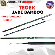 Joran Tegek Golden Fish Jade / Magic Bamboo 180–540cm | Ruas Panjang & Lentur | Bahan Fiber Bening R