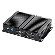HUNSN Industrial Computer, IPC, Fanless Mini PC, Windows 11 / Linux Ubuntu, Intel I7 6500U 7560U, IM
