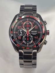 SEIKO Limited Edition รุ่น SNDD41P1 Chronograph (ดำ-แดง) จับเวลาได้ กันน้ำลึก รับประกันไซโก้