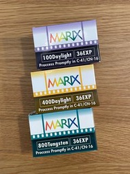 罕有最後一套 全新 MARIX 日本 100Daylight 400Daylight 800Tungsten CAMERA FILM 彩色負片菲林 135底片 一筒36張 非KODAK FUJI FU