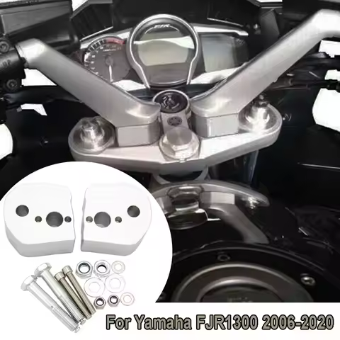 For Yamaha FJR1300 FJR 1300 Motorcycle Accessories Handlebar Riser Clamp Mount Handlebar Riser 2006 