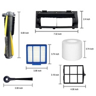 Sweeper Accessories Suitable for Shark IQ Robot R101AE RV1001AE Main Brush Filter Filter Accessories