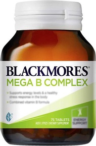 BLACKMORES - 複合多種維生素B族 75粒 MEGA COMPLEX B (平行進口貨)