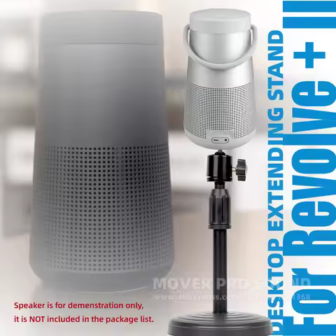 For Bose SoundLink Revolve I & II + Plus Speaker Stand Holder Loudspeaker Boom Desktop Player Megaph