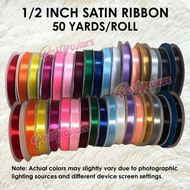 1/2 inch Satin Ribbon 50 yards