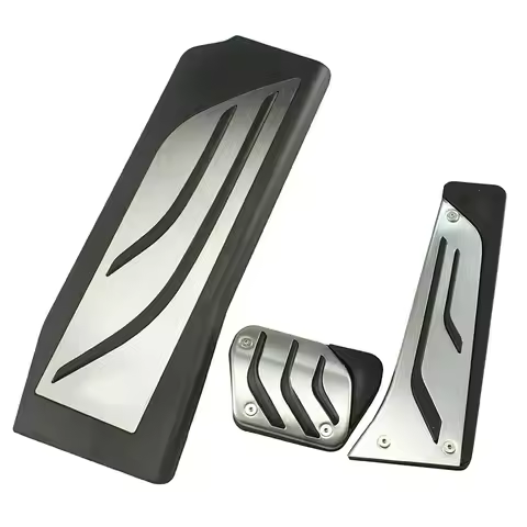 For BMW 5 Series G30 G38 520i 530i 540i 2017 2018 2019 LHD AT Car Fuel Gas Brake Foot Rest Pedal Pad