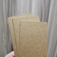 Bundle of 3: Handy Notebook | Brown Cover | Square Grid