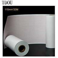 Thermal paper Roll ECG Paper 110mm*20M for CE Marked Digital 12 Leads 3/6 Channel ECG Machine ECG600