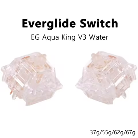 Everglide EG Aqua King V3 Water King Linear Switch 5pin RGB 37g 55g 62g 67g MX Switches For Mechanic