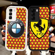 N56 Fashion brand Black and white silicone Casing for Realme C73 C71 C75 14X Case