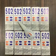 READY STOCK 12G / 25G 502 Super Glue Cyanoacrylate Adhesive Pin (2pcs)