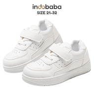 indobaba Sepatu Anak Perempuan Sneakers Anak Laki Laki Sepatu Sekolah Warna Putih Import Premium Qua