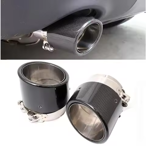 For BMW G20 1 3 series 2019+ G01 G02 X3 X4 2018+ X1 F48 X2 F39 2018+ Carbon Rear Tail End Tip Pipe D