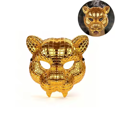 Halloween Party Supplies Costume Accessories Animal Cosplay Lion Tiger Leopard Golden Leopard Stage 
