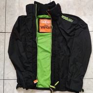 Windcheater Jacket black, size m, superdry