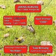 10 Meters Ready-to-Use Black Bird Net