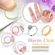 2.5cm Silicone Ring Size Reducer Ring Stopper (Order 1pcs)