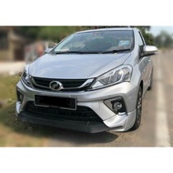 Perodua myvi 2018 2019 2020 Mugen bodykit body kit front side rear skirt lip led