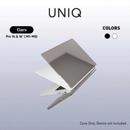 UNIQ Claro - Case for A's M-Book Pro 14" 16" M1 - M5 Clear & Grey
