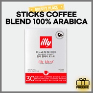 [illy] Coffee Sticks Classic Roast 30T Arabica Blend Coffee Mini Regular Decaf Dark Americano