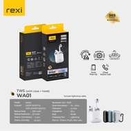 Tws Rexi Wa01 Bonus Case + Hook / Headset Bluetooth Rexi (Cod) Garansi