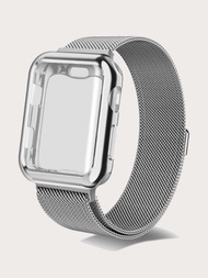 金屬錶帶和保護殼適用於Apple Watch