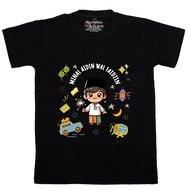 Boys' T-Shirt with Minal Aidzin Combed 30s Motif | Fashion Fashion