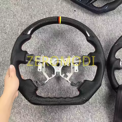 Real Carbon Fiber Steering Wheel Compatible For Toyota Reiz Toyota Mark X GRX120 2005-2008