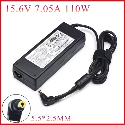 CF-AA5713A2E 15.6V 7.05A AC Power Adapter For Panasonic TOUGHBOOK CF-31 CF-52 CF-53 CF-AA5713A M1 M2