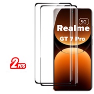 2 cái Miếng dán kính cong cho Realme GT 7 Pro 5g màn hình kính cường lực bìa trước cho Realme GT7 Pr