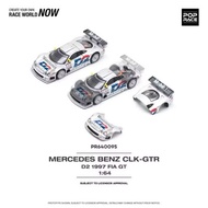 Pop Race 1/64 MERCEDES-BENZ CLK AMG GTR - 1997 FIA GT D2 PRIVATE