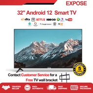 EXPOSE Smart TV 55 inches 4K UHD Flat Screen Smart Android TV 50 inch Bluetooth 5.0 Google TV Digita