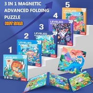 Magnetic Puzzle Baby Puzzle Enlightenment Bilingual Story Educational Toys For Kids