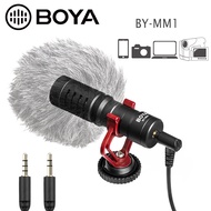 BOYA BY-MM1 Video Record Microphone Microphones Game Sound Card Studio Bluetooth-microphone for Singing Pc By-m1 Stream Recorder