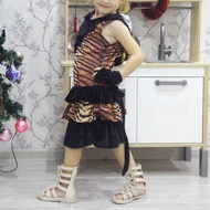 Tiger Costume for Kids - Unisex Anime Themed Party Wear