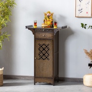 Altar incense table Solid wood household altar tribute table living room Buddha table God of wealth 