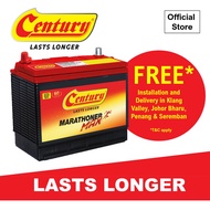 Century Car Battery EFB Q85 Marathoner Max + Klang Valley /Johor Bahru / Penang / Seremban Delivery + Installation