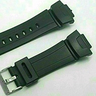STRAP TALI JAM TANGAN CASIO G-2110 G2110 G 2110 HITAM TALI KARET RUBBER CASIO G2110 G-100 TALI JAM